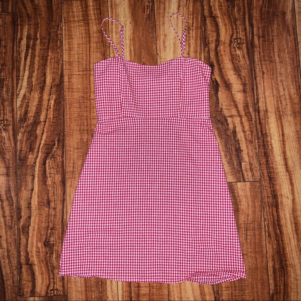 Brandy Melville Gingham Dress (Red)